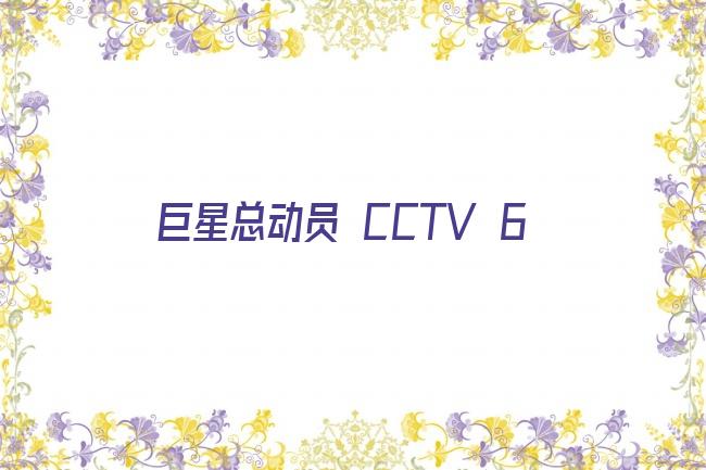 巨星总动员 CCTV 6剧照